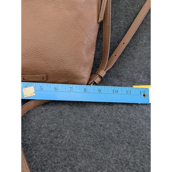 Fossil Keely Womens Handbag Brown Black Glitter Leather Top Handle Crossbody Bag - Picture 4 of 12